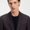 Gemusterte Slim-Fit-Jacke aus Schurwolle Gemusterte Slim-Fit-Jacke aus Schurwolle