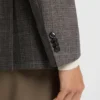 Gemusterte Slim-Fit-Jacke aus Schurwolle Gemusterte Slim-Fit-Jacke aus Schurwolle