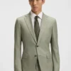 Gemusterte Slim-Fit-Jacke aus Stretchstoff