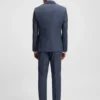 Gemusterte Slim-Fit-Jacke aus Stretchstoff