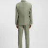 Gemusterte Slim-Fit-Jacke aus Stretchstoff