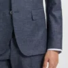 Gemusterte Slim-Fit-Jacke aus Stretchstoff