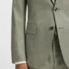Gemusterte Slim-Fit-Jacke aus Stretchstoff