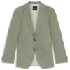 Gemusterte Slim-Fit-Jacke aus Stretchstoff