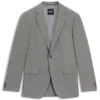 Gemusterte Slim-Fit-Jacke aus Stretchwolle