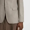 Gemusterte Slim-Fit-Jacke aus Wolle und Kaschmir