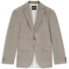 Gemusterte Slim-Fit-Jacke aus Wolle und Kaschmir
