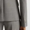 Gemusterter Slim-Fit-Blazer aus einer Wollmischung