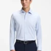 Gemustertes Hemd in Regular-Fit aus Baumwolljersey Gemustertes Hemd in Regular-Fit aus Baumwolljersey