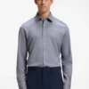 Gemustertes Hemd in Regular-Fit aus Baumwolljersey Gemustertes Hemd in Regular-Fit aus Baumwolljersey