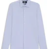 Gemustertes Slim-Fit-Hemd aus Jersey-Baumwollmischung Gemustertes Slim-Fit-Hemd aus Jersey-Baumwollmischung