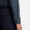 Gemustertes Slim-Fit-Hemd aus Performance-Stretch-Jersey