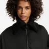 Gepolsterte Bomberjacke aus Satin