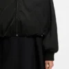 Gepolsterte Bomberjacke aus Satin