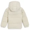 Gepolsterte Kinderjacke mit Cord-Details
