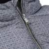 Gepolsterte Kinderjacke mit durchgehendem Karomuster und Monogrammen