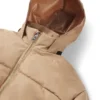 Gepolsterte Kinderjacke mit durchgehenden Monogrammen Gepolsterte Kinderjacke mit durchgehenden Monogrammen