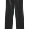 Gerade geschnittene Hose aus Kunstleder