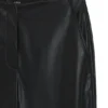 Gerade geschnittene Hose aus Kunstleder