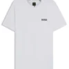 Geruchsneutrales Slim-Fit-T-Shirt aus Stretch-Piqué
