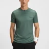 Geruchsneutrales Slim-Fit-T-Shirt aus Stretch-Piqué