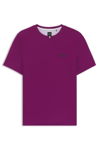 Geruchsneutrales Slim-Fit-T-Shirt aus Stretch-Piqué