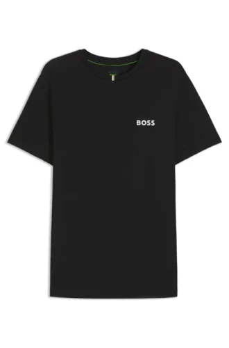 Geruchsneutrales Slim-Fit-T-Shirt aus Stretch-Piqué