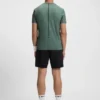 Geruchsneutrales Slim-Fit-T-Shirt aus Stretch-Piqué