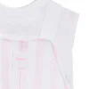 Geschenkset aus Baumwoll-Latzhose und T-Shirt für Babys