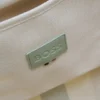 Gestreifte Tasche aus Canvas mit zwei Henkeln