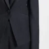 Gestreifter Slim-Fit-Blazer aus Schurwolle