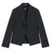 Gestreifter Slim-Fit-Blazer aus Schurwolle
