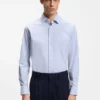Gestreiftes Hemd in Regular-Fit aus Performance-Stretch-Material