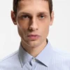 Gestreiftes Hemd in Regular-Fit aus Performance-Stretch-Material