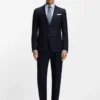 Gestreiftes Slim-Fit-Hemd aus italienischem Baumwolltwill