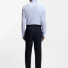 Gestreiftes Slim-Fit-Hemd aus italienischem Baumwolltwill