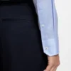Gestreiftes Slim-Fit-Hemd aus italienischem Baumwolltwill