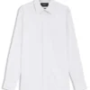 Gestreiftes Slim-Fit-Hemd aus italienischer Baumwolle Gestreiftes Slim-Fit-Hemd aus italienischer Baumwolle
