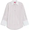 Gestreite Bluse aus Baumwollpopeline