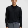 Gestrickter Polo-Pullover aus Schurwolle