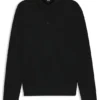 Gestrickter Polo-Pullover aus Schurwolle