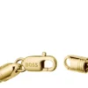 Goldfarbene Halskette mit Kette im Seilstil
