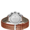Grand Prix 44 Chronographenuhr mit perforiertem Lederarmband