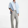 Graue Baggy-Fit-Jeans aus stonewashed Denim