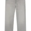 Graue Baggy-Fit-Jeans aus stonewashed Denim