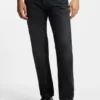 Graue Jeans in Regular-Fit aus Denim mit Vintage-Waschung