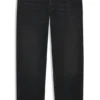 Graue Jeans in Regular-Fit aus Denim mit Vintage-Waschung