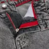 Graue, locker sitzende Shorts für Kinder aus Baumwoll-Denim Graue, locker sitzende Shorts für Kinder aus Baumwoll-Denim