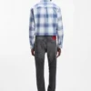Graue Slim-Fit-Jeans aus Stretch-Denim