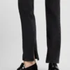 Graue Slim-Fit-Jeans aus Stretch-Denim
